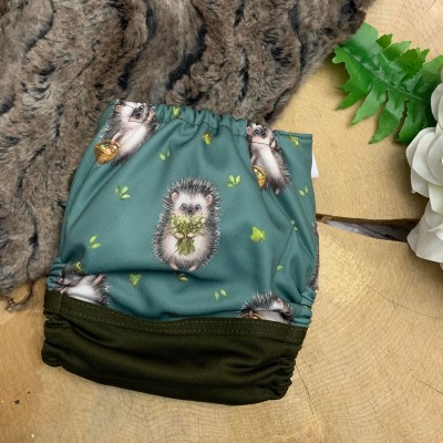 Preorder olive hedgehog - Blanket and pocket diaper